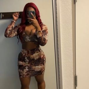 Vintage Cut Out Dress